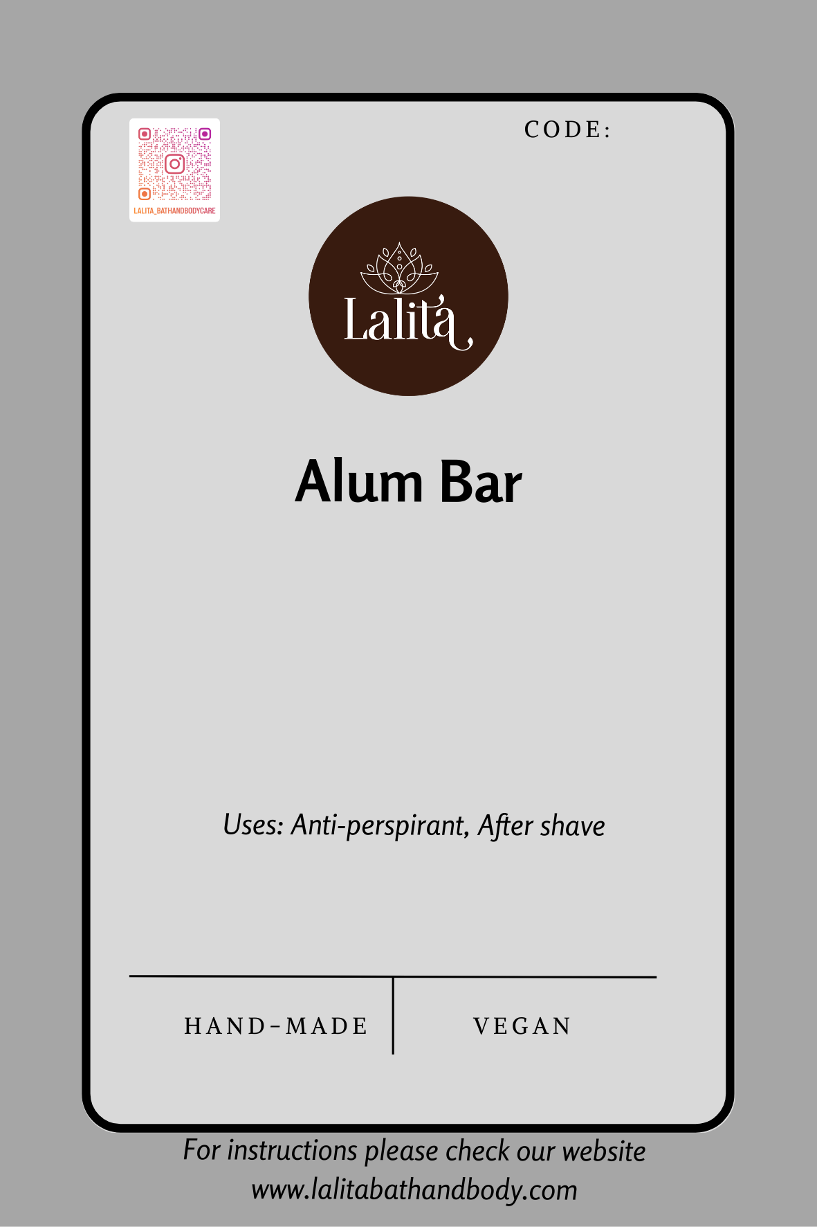 Alum Bar