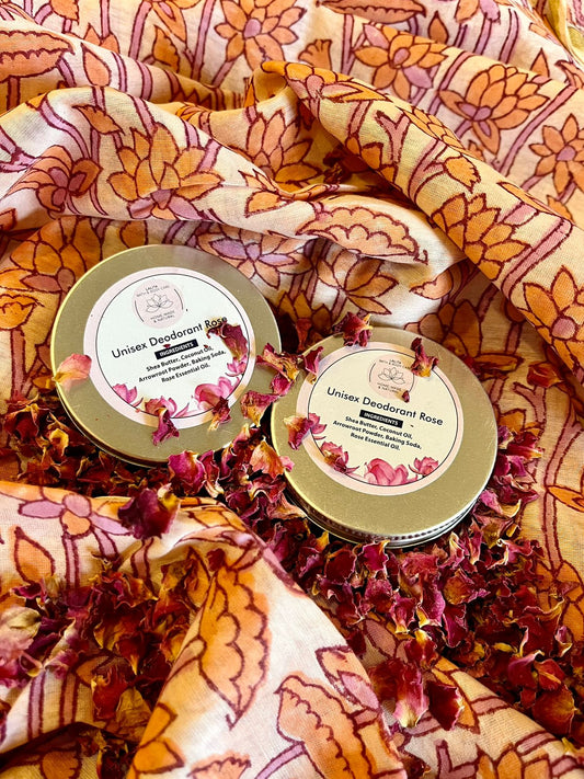 Natural Deodorant - Rose 60 gms