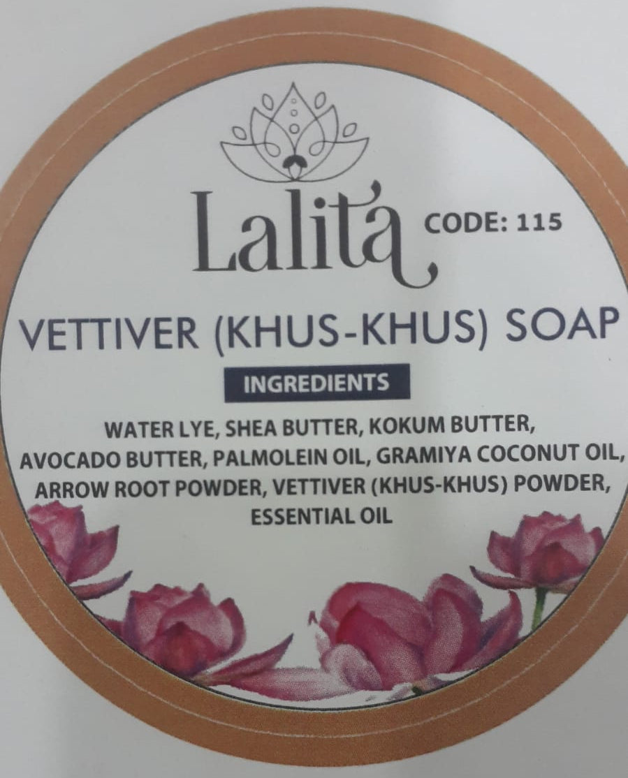 Khus Khus / Vettiver Soap (Cooling/Soothing)