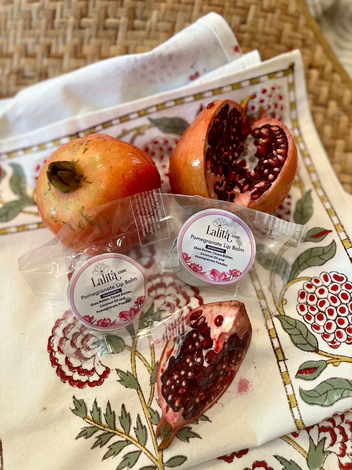 Pomegranate Lip Balm 15 gms