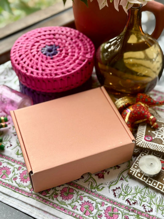Diwali Gift Pack 1 -  Peach color box