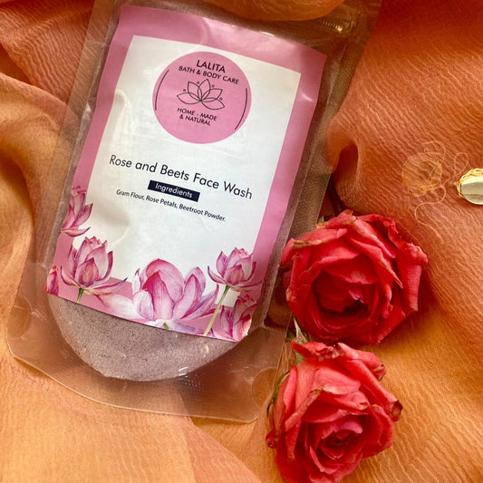 Rose & Beets Face wash - Trial Size(50 gms)