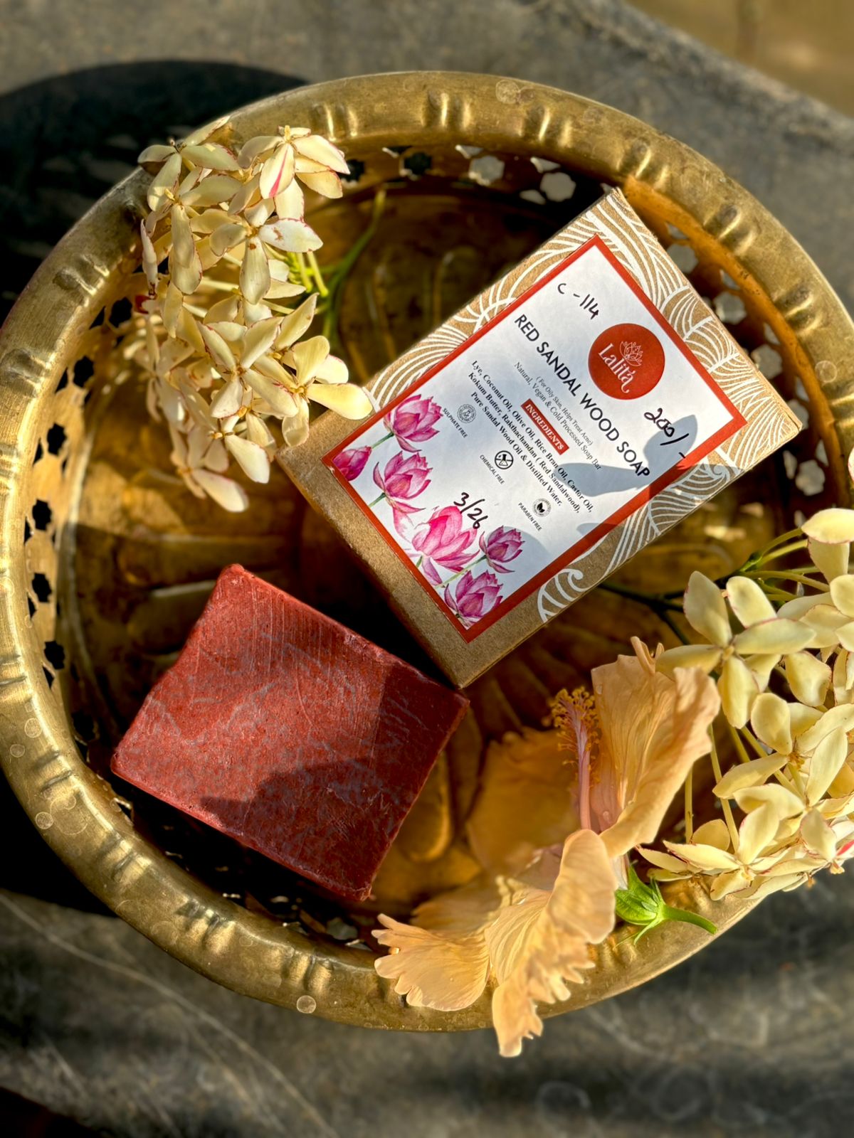 Red Sandalwood Soap (Sunburn / Oily / Acne skin)
