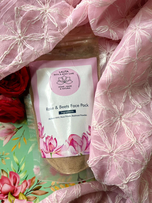 Rose & Beets Face Pack - Trial Size(50 gms)