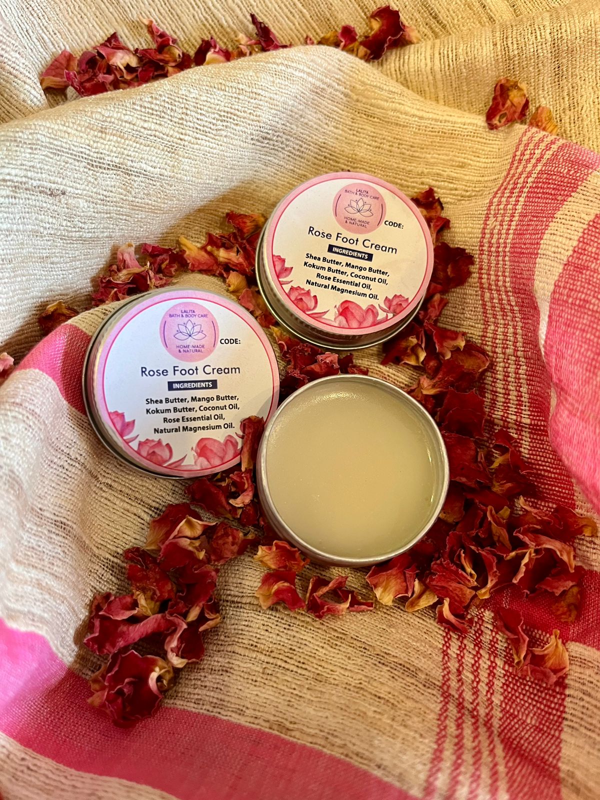 Rose Foot Cream 15 gms