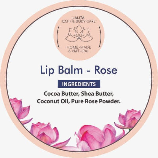 Rose Lip Balm 15 gms