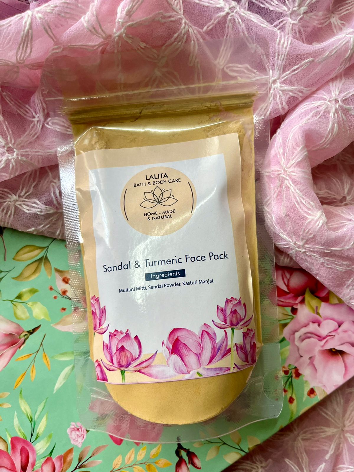 Sandal & Turmeric Face Pack - Trial Size(50 gms)