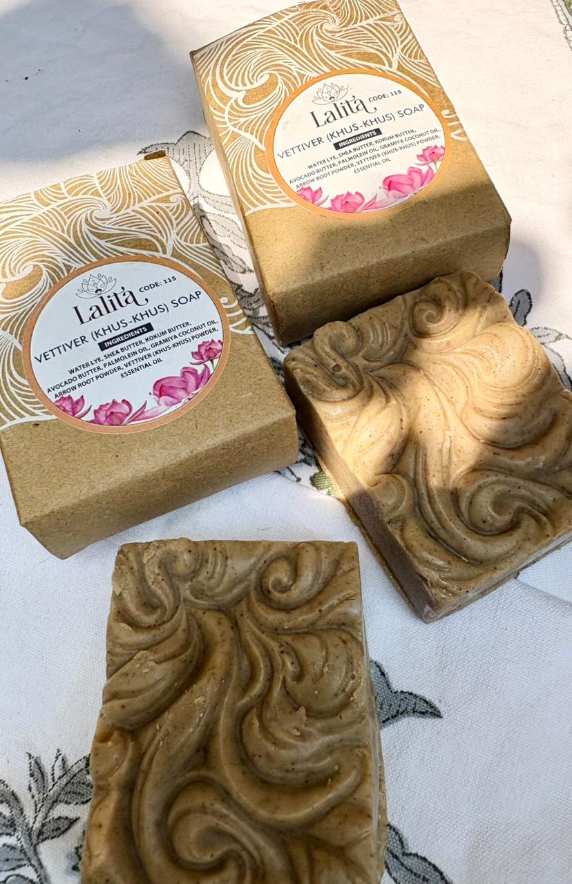 Khus Khus / Vettiver Soap (Cooling/Soothing)