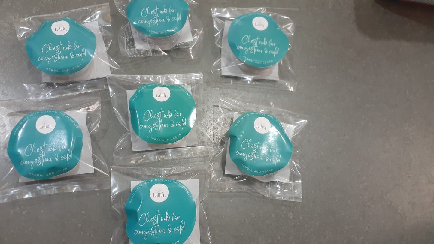 Chest Rub - for colds and congestion